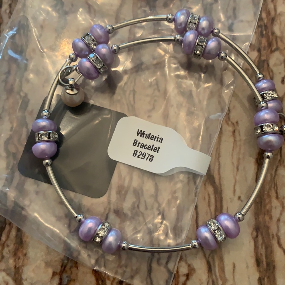 Vantel pearls wisteria bracelet